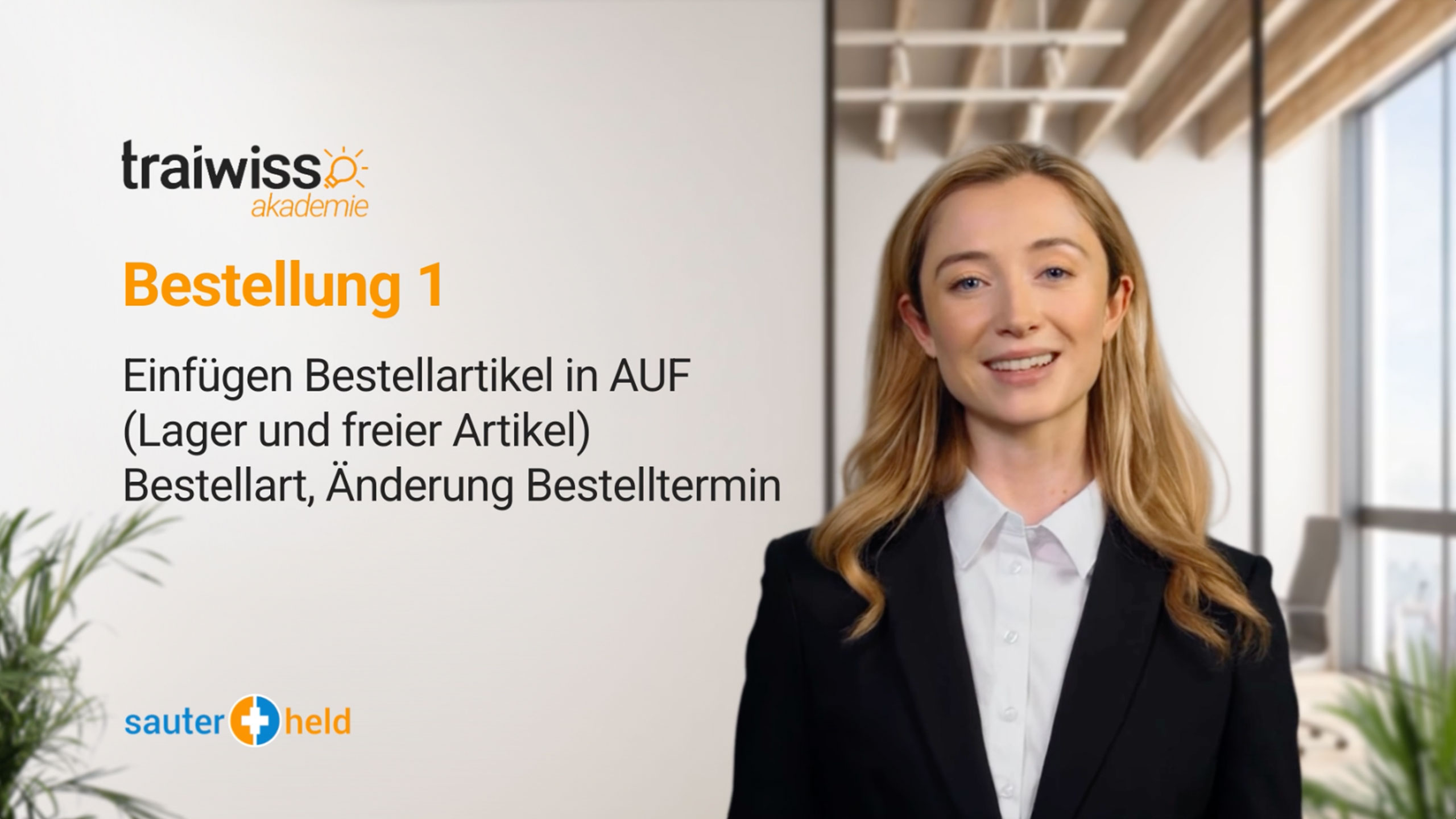 Bestellung 1: Bestellartikel und Bestellart