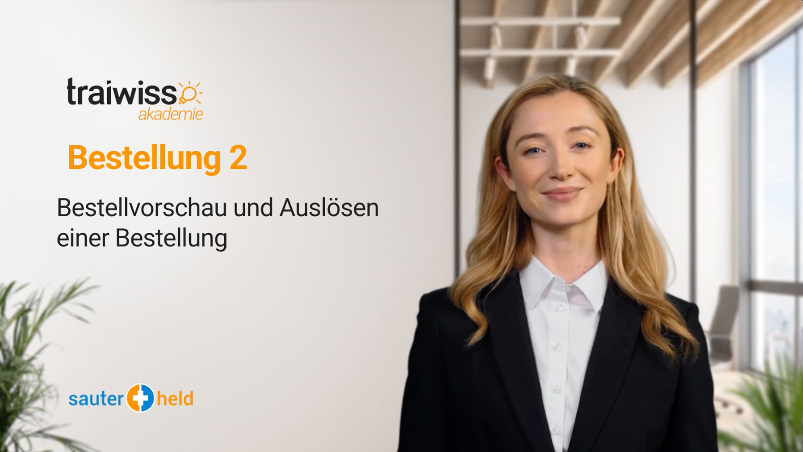 Bestellung 2: Bestellvorschau und Auslösen einer Bestellung