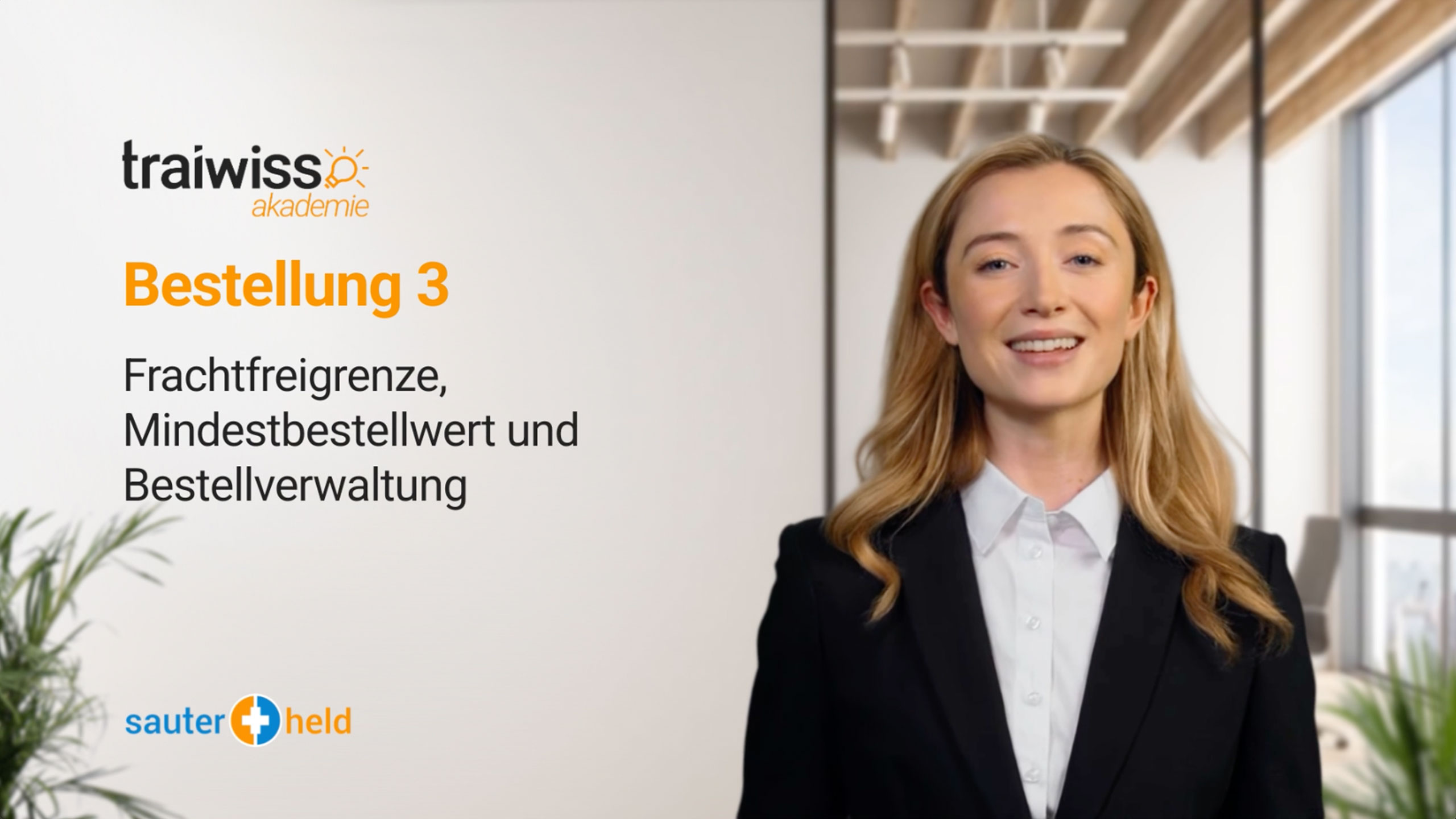 Bestellung 3: Frachtfreigrenze, Mindesbestellwert und Bestellverwaltung