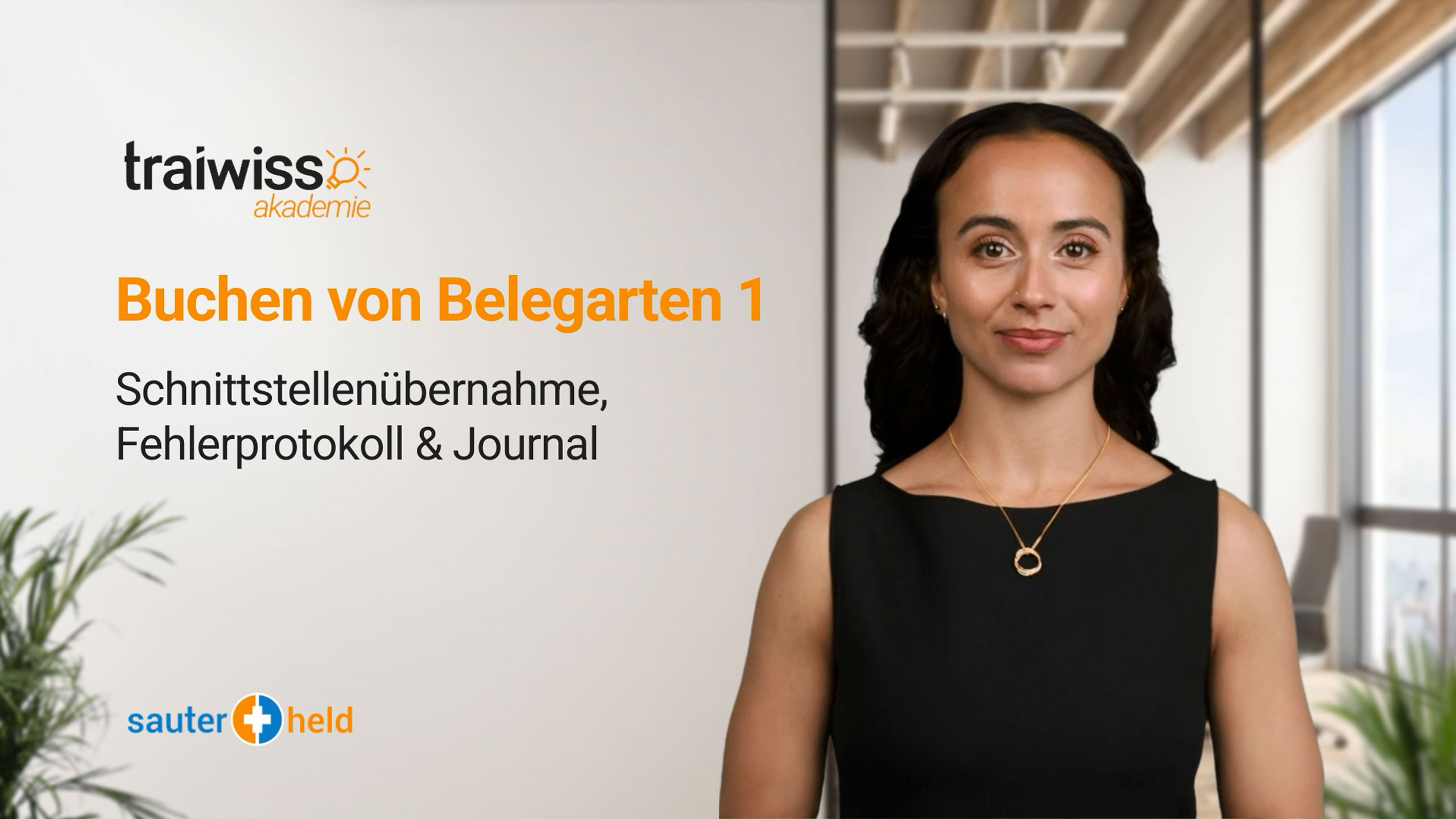 Buchen von Belegarten 1: Schnittstellenübernahme, Fehlerprotokoll & Journal