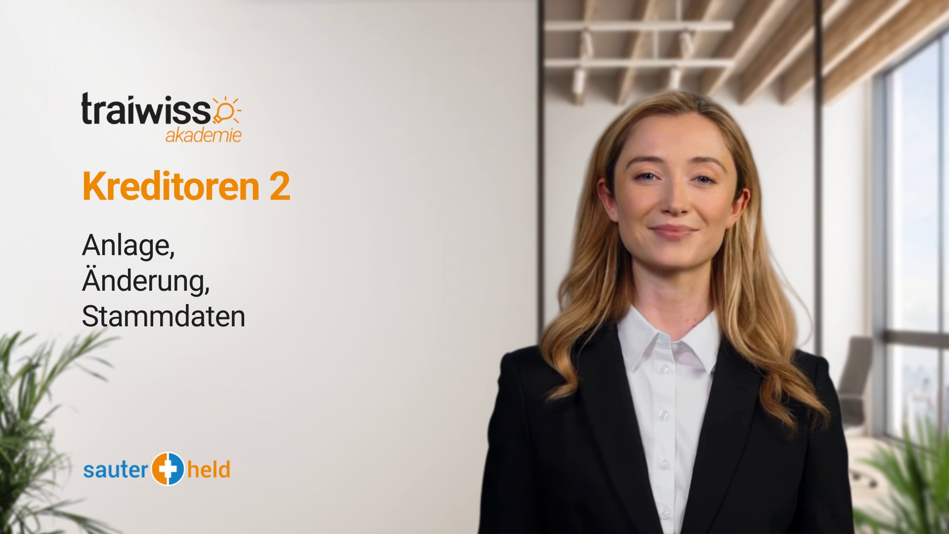 Kreditoren 2: Anlage, Änderung, Stammdaten