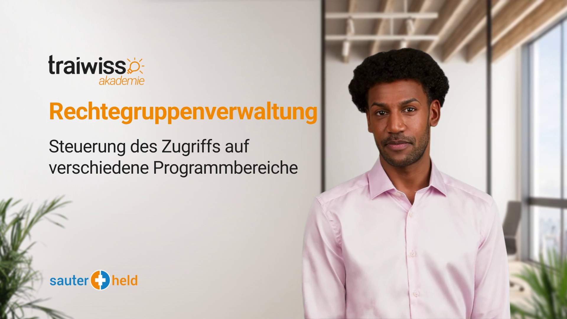 Rechtegruppenverwaltung: Steuerung des Zugriffs auf verschiedene Programmbereiche