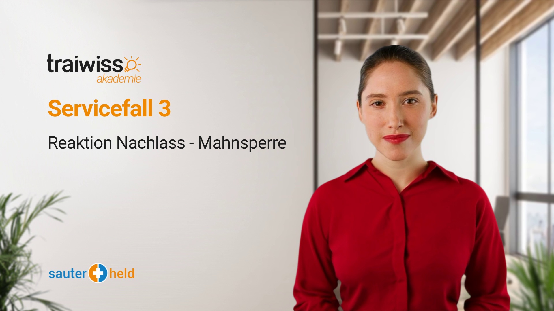 Servicefall 3: Reaktion Nachlass - Mahnsperre