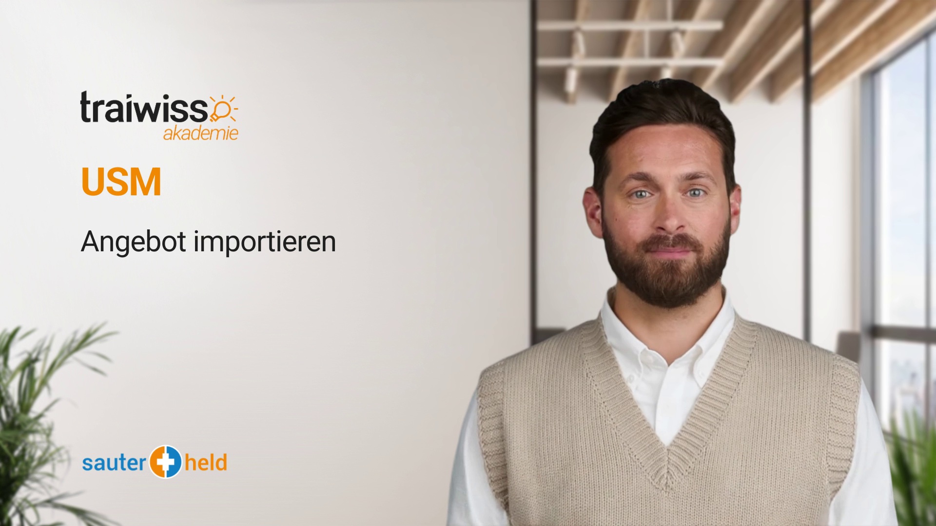 USM: Angebot importieren