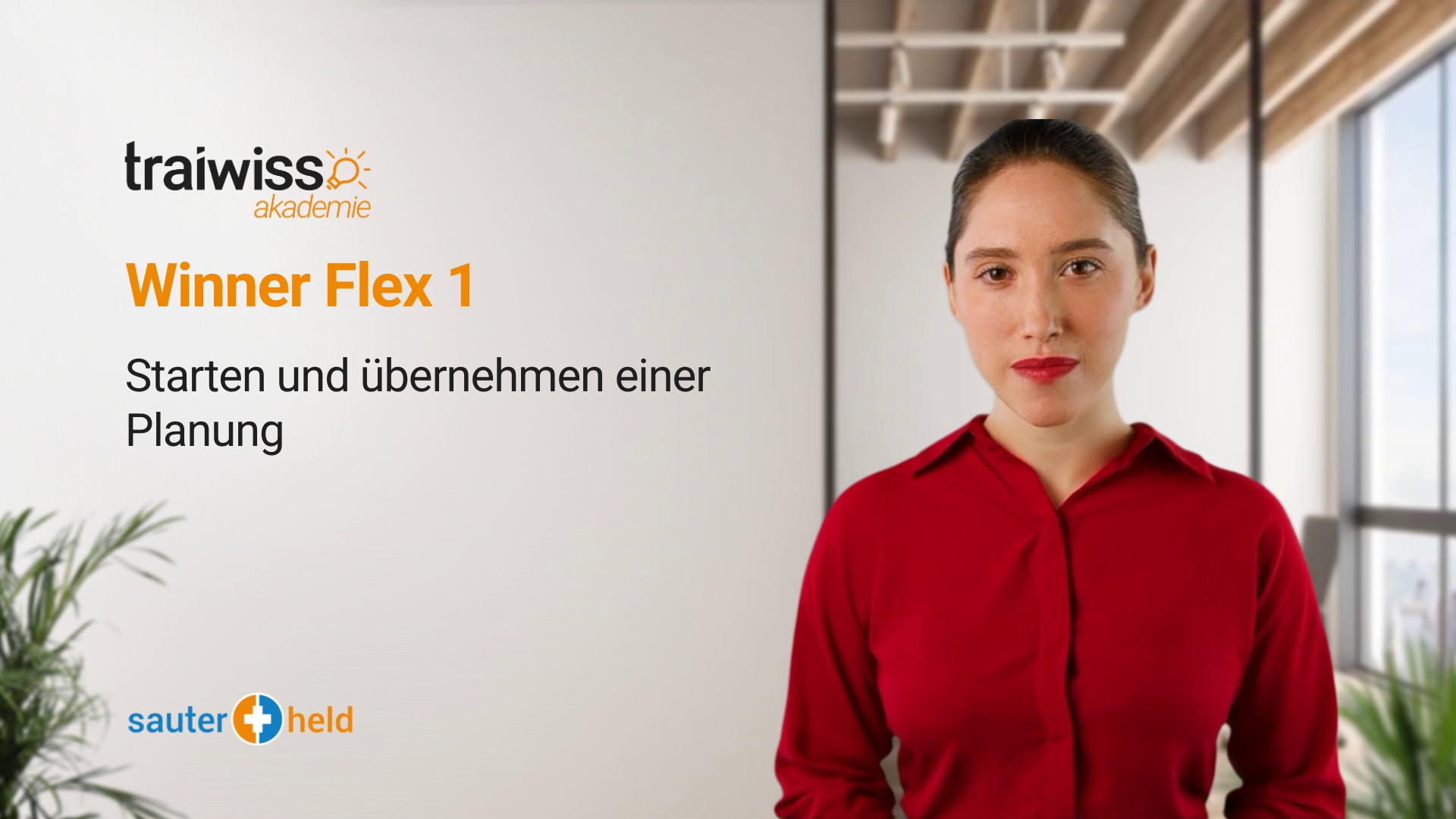Winner Flex 1: Starten und übernehmen einer Planung
